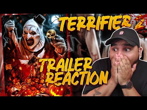 "Terrifier 2" Looks TERRIFYING!!! *TRAILER REACTION* Art The Clown CRAZY SLASHER , GOREY HORROR