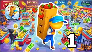 Supermarket Empire Idle Tycoon - Gameplay Walkthrough Part 1 - Android Gameplay screenshot 1