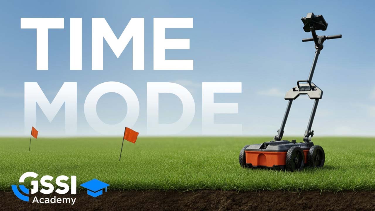 Collecting in Time Mode with GSSI's Ground Penetrating Radar