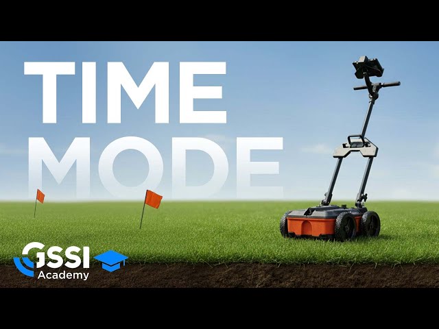 Collecting in Time Mode with GSSI's Ground Penetrating Radar