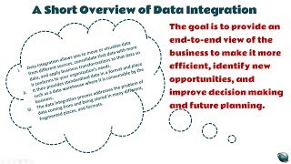 A Short Overview of Data Integration