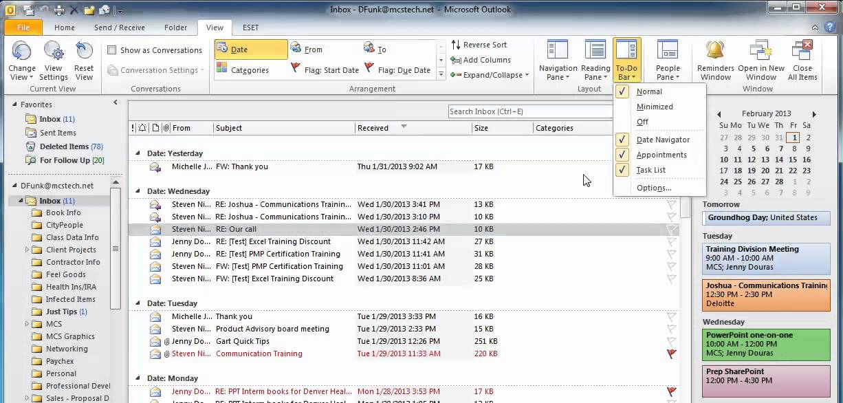 create-a-calendar-appointment-from-an-email-youtube