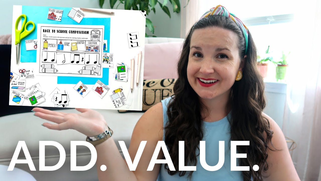 10 Ways to ADD VALUE to Your Teachers Pay Teachers Products - YouTube