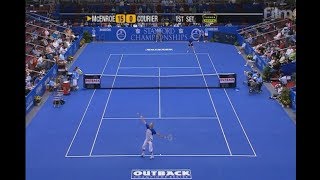 John Mcenroe vs Jim Courier 2006 (HD) Champions Tour