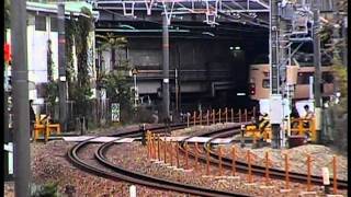 今は無き電気機関車　EF65　114号機　（485系特急雷鳥号とのすれ違い）