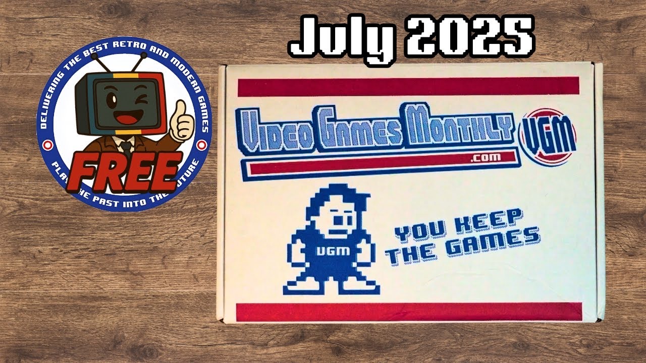 July 2025 Video Games Monthly Unboxing – Retro Hits & a Spanish Surprise!