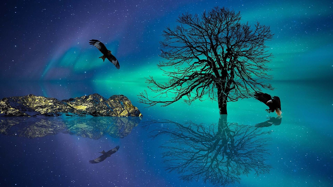 Watch Stress, insomnia, depression relief | Beautiful Lake and Aurora on YouTube Watch Stress, insomnia, depression relief | Beautiful Lake and Aurora on YouTube
