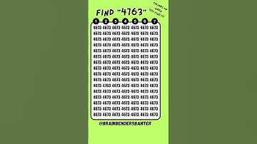 Elusive YouTube Numbers Challenge! Go! #shorts