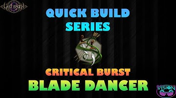 (OUTDATED) Last Epoch (0.8D) Dancing Strikes - "Critical Burst" - Quick Build Series
