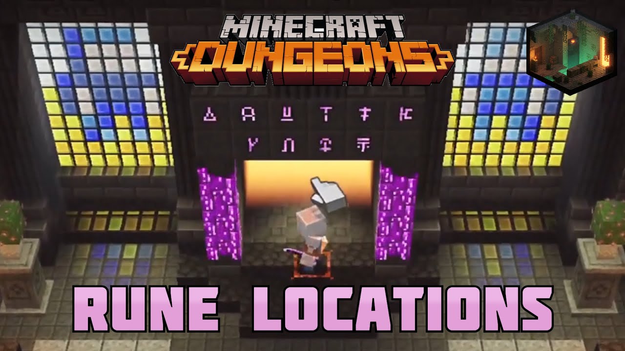 Minecraft Dungeons Rune List Toàn Bộ Vị Trí Cổ Ngữ/All Rune Locations - Minecraft Dungeons - YouTube