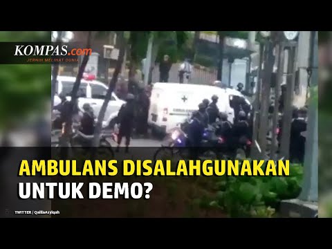 Polisi Sebut Pedemo Pakai Ambulans Buat Kirim Logistik karena Bisa Bebas Bergerak