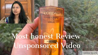 Most Honest and unsponsored review of Loreal Paris extraordinary oil hair serum / pinkishpinkey