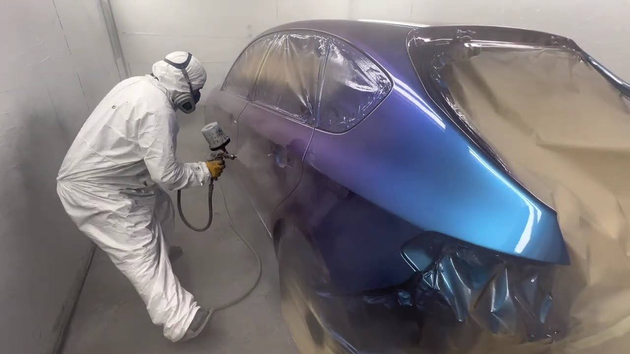 Потрясающая хамелеоновая покраска Subaru WRX! 🟣🟢 Вы не поверите в такое изменение цвета!