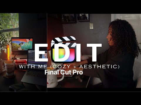 My process for editing vlogs, fall productive ditl, Final Cut Pro tips