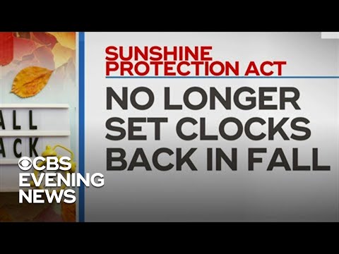 Senate approves permanent Daylight Saving Time