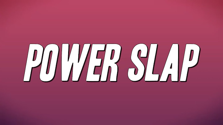 Marracash - POWER SLAP (Testo)