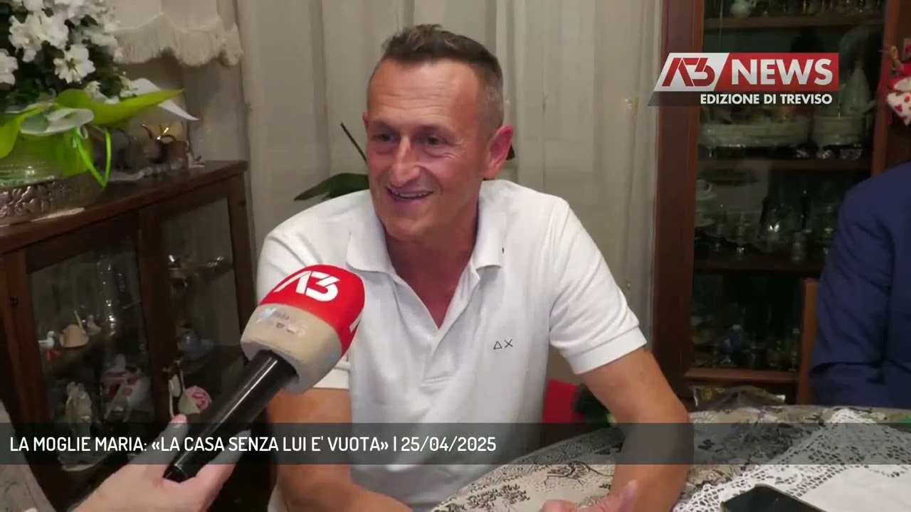 LA MOGLIE MARIA: «LA CASA SENZA LUI E' VUOTA» | 25/04/2025