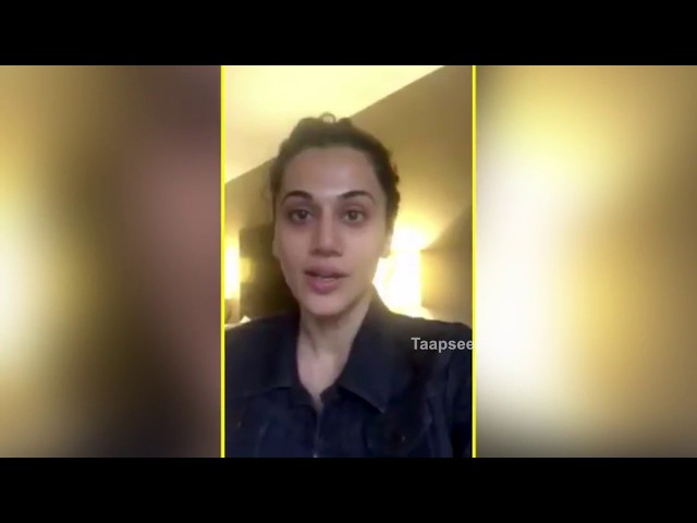 Taapsee Gives CLARITY About Her COMMENTS on Raghavendra Rao | Tapsee Apologises For Her Comments