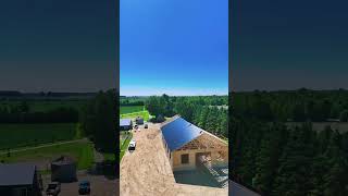 Framing review for a 60x120 garage #drone #building #garage