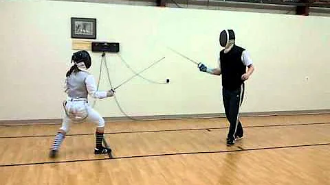 Audrey D. foil lesson with Paul Sise