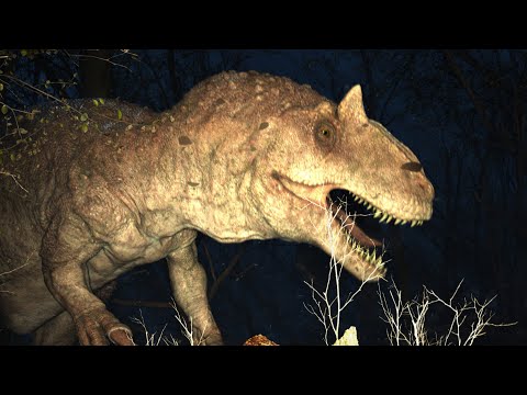 Allosaurus a little walk in the woods
