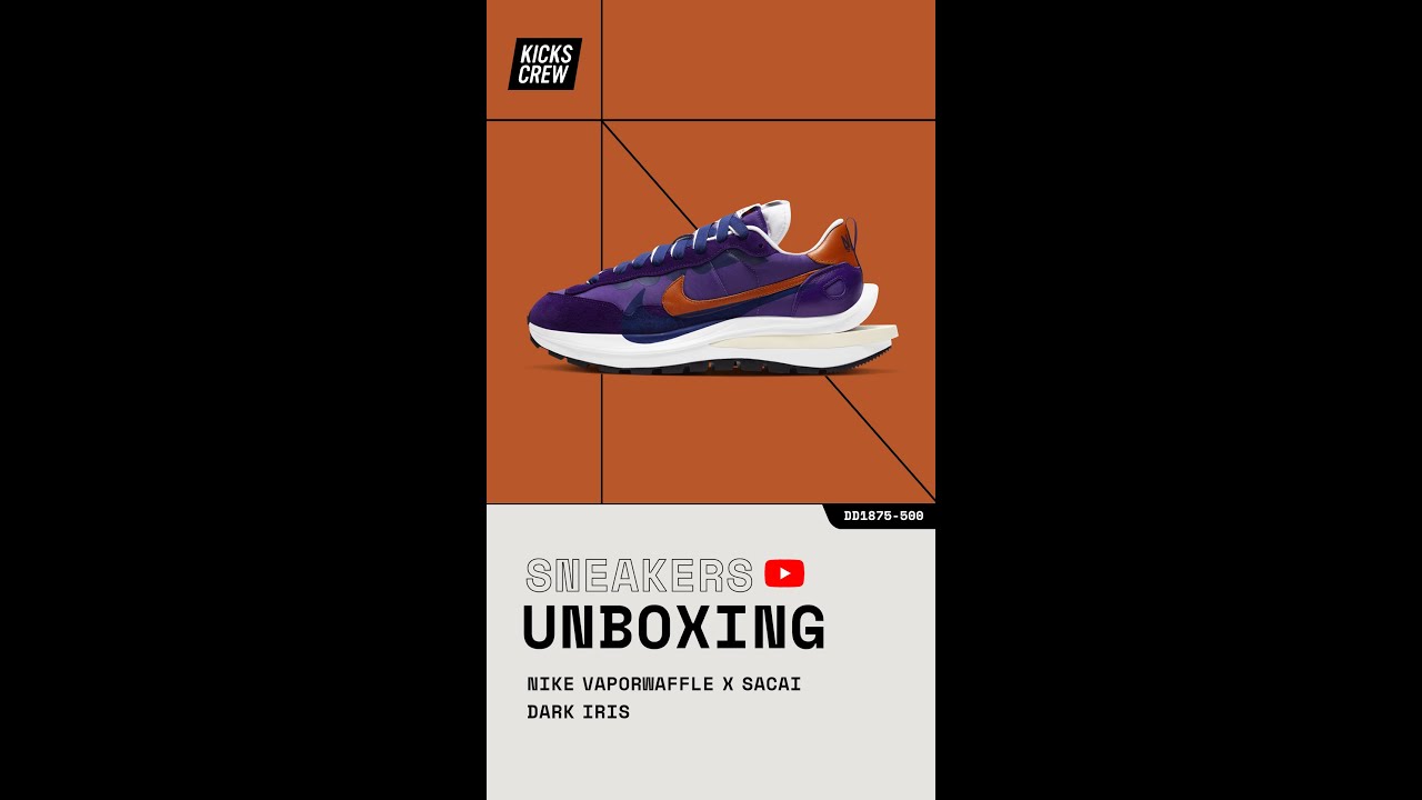 Nike sacai x VaporWaffle 'Dark Iris' DD1875-500 - KICKS CREW