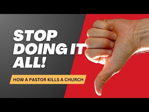 How One Church Almost Died Because the Pastor Did Everything. --Why Ministry Teams Are So Important