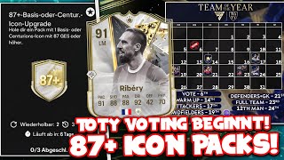 Heute Toty Voting!! 87+ Icon Packs Für 130k Sind?! ... In Ea Fc 25