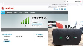 ضبط أعدادات راوتر ماى فاى MiFi vodafone 4G 📶 model E5573CS