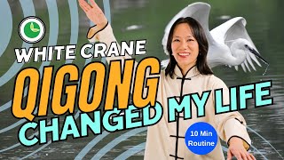 10-Minute White Crane Qigong Daily Routine Changed My Life! | TCM Time with Kathy Yang screenshot 2