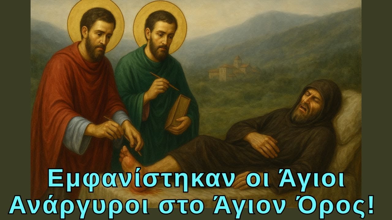 Εμφανίστηκαν οι Άγιοι Ανάργυροι στο Άγιον Όρος – Η θαυματουργή θεραπεία.