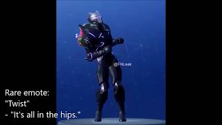 Fortnite Season 5 Unreleased Emotes Render Animations