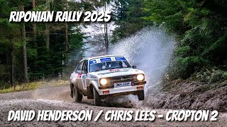 Riponian Rally 2025 - David Henderson Chris Lees - Ford Bdg - Stage 5 - Cropton 2