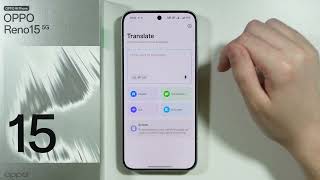 OPPO Reno 15: How to Find & Use Translator (Translate Real Life Conversation) screenshot 2