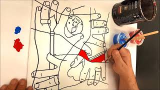 Acrylic Painting Basics (Color Wheel Alternate - Step 1)