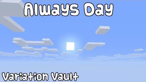 Minecraft Bukkit Plugin - Always Day - Set time and weather per world forever!