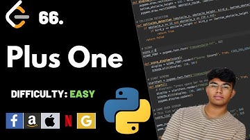 Plus One | Leet code 66 | Theory explained + Python code | July day 6 code challenge
