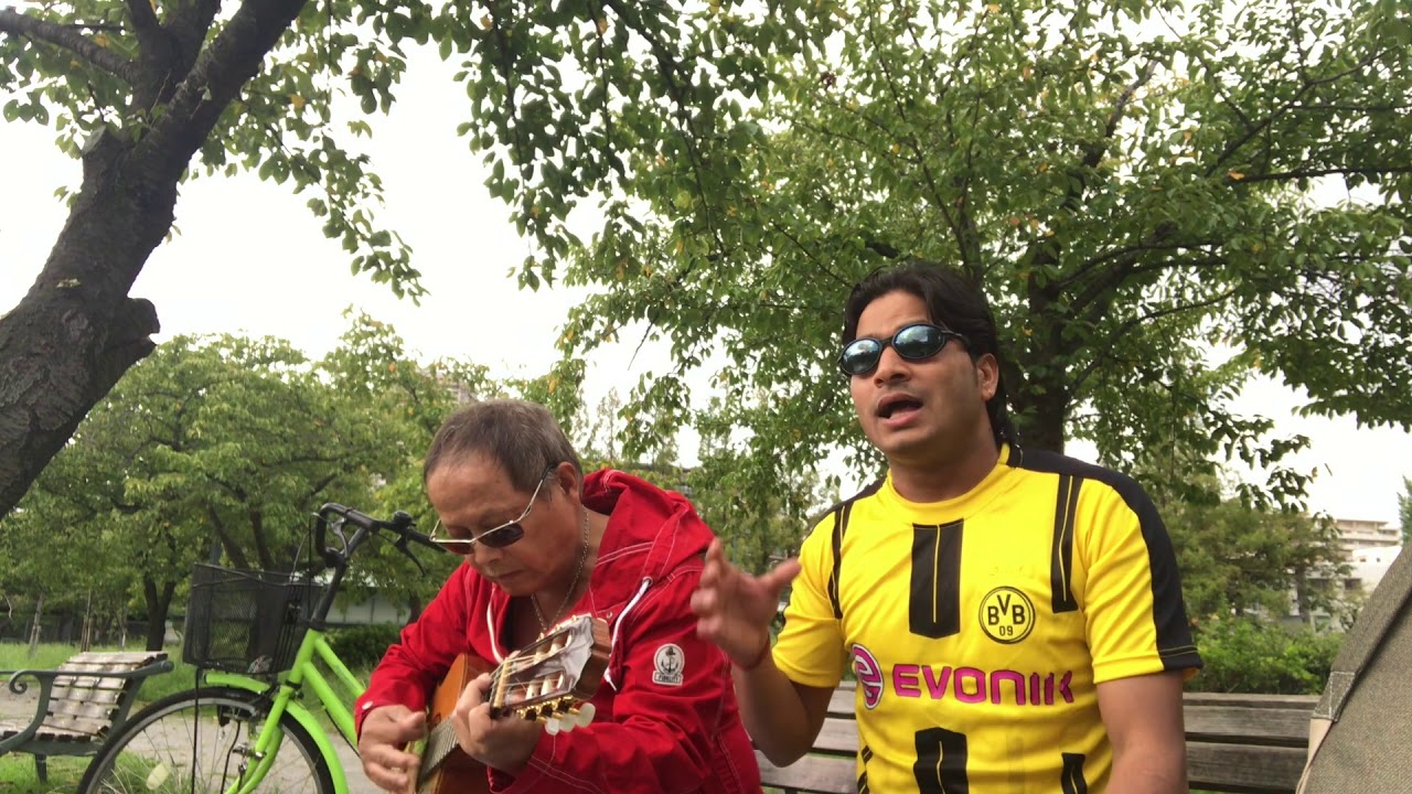 Indian guy singing Japanese song / Hindustani/ Uttarakhand / Ue o muite