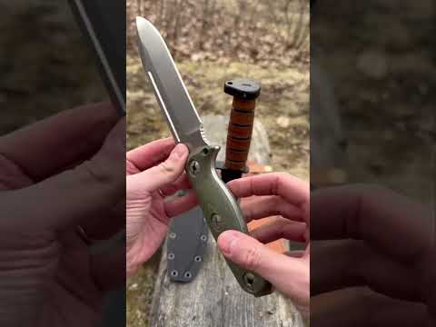 The KA-BAR fighting knife is overrated.