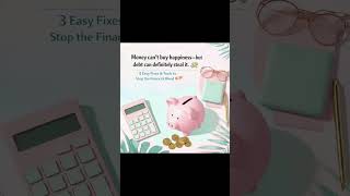 3 Easy Fixes &amp; Tools  to Stop the #Financial Bleed 🩹Start with these small wins. #financialfreedom