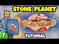 🎨[7] Colorful Planet With Stones 🌍✨ | Step-by-Step Acrylic Pour &amp; Mixed Media Art Tutorial