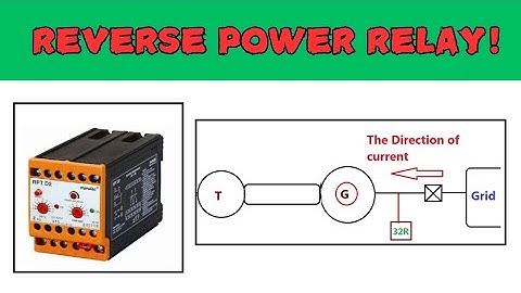 Reverse Power Relay Explained!