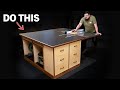 The perfect place to build  outfeed assembly table