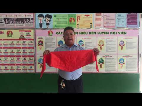 Hướng dẫn động tác tháo - thắt khăn quàng đỏ