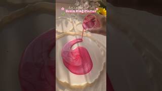 Resin Ring Platter ❤️✨#fyp #resinart #wedding #craft #viral #fypシ #fypシ゚viral #resin #ringceremony