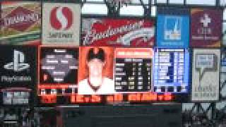 Giants-Dodgers rivalry vid & Joe M + Giants taking field on 8/11/2009