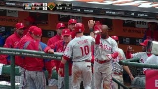 Phi Young Ties Game In Ninth With A Sacrifice Fly