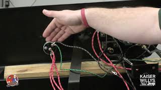 Como instalar un arnes de cableado en un Jeep Willys parte 9 cableado del tabler