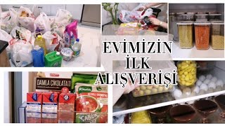 Evi̇mi̇zi̇n İlk Market Alişveri̇şi̇ Dev 1500 Lik Market Alişveri̇şi̇ 