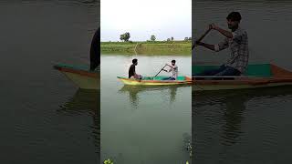 Water Test Fishing Boat 🚤 | Homemade Boat First Trial on River 🌊 (P-2)#shorts #fishingboat